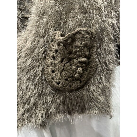 Sacred Threads Bohemian Brown Open Front Vest 100% Rayon Size M/L ( runs small) - Picture 6 of 11